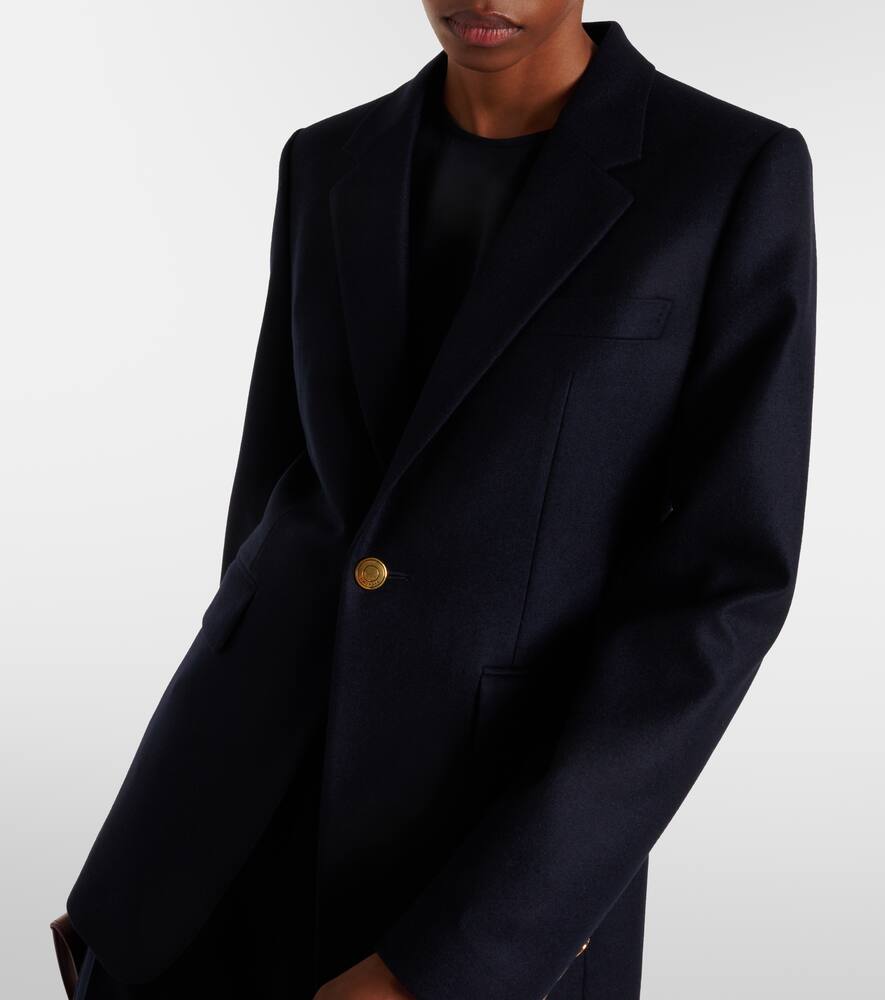 Loro Piana Hellen wool and cashmere flannel jacket