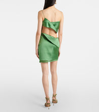 Jacquemus Elica satin minidress