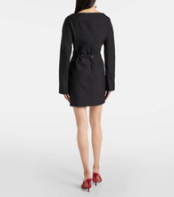 Jacquemus Spalla wool and silk minidress