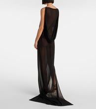Jacquemus The Ameno silk-blend gown