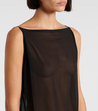Jacquemus The Ameno silk-blend gown