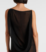 Jacquemus The Ameno silk-blend gown