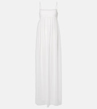 Jacquemus Peplo jersey and muslin maxi dress. Jacquemus Peplo 针织棉纱长裙