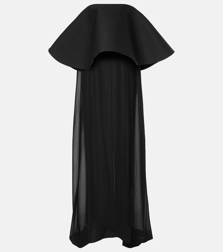Jacquemus La Robe Vela wool and silk maxi dress. Jacquemus La Robe Vela 羊毛真丝长款连衣裙