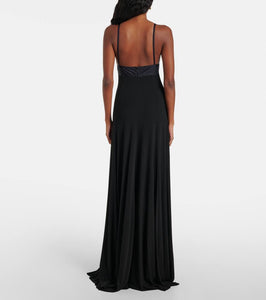 Jacquemus Spallina jersey gown