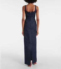 Jacquemus La Robe De-N√É¬Æmes Spoglio denim bustier dress