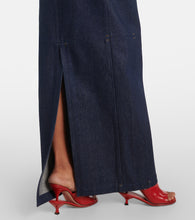 Jacquemus La Robe De-N√É¬Æmes Spoglio denim bustier dress