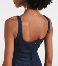 Jacquemus La Robe De-N√É¬Æmes Spoglio denim bustier dress
