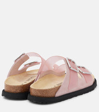 Pink Birkenstock 1774 Arizona PVC sandals