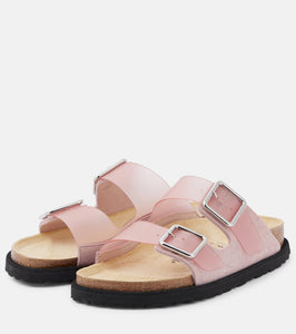 Pink Birkenstock 1774 Arizona PVC sandals