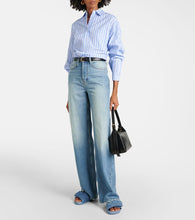 Birkenstock 1774 Sylt quilted denim slides