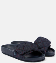 Birkenstock 1774 Sylt quilted denim slides - Birkenstock 1774 Sylt 绗缝牛仔布拖鞋