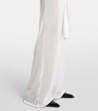 Jacquemus La Robe Maille Nodo sheer gown