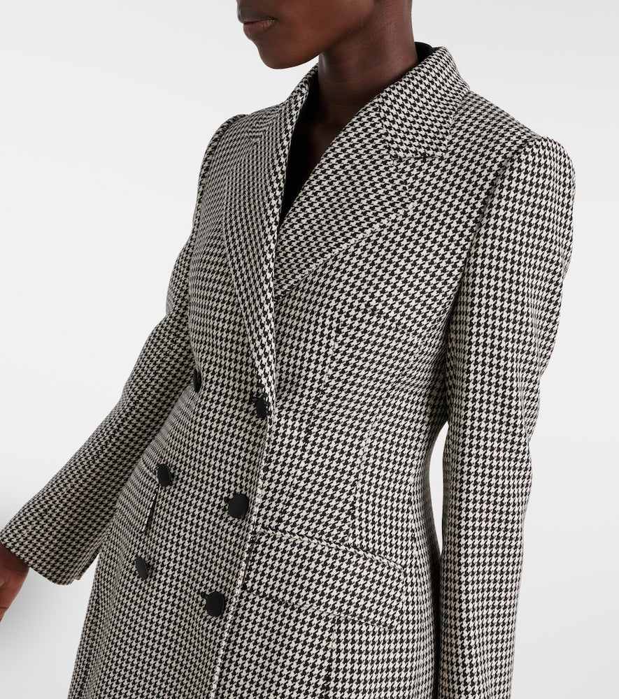 Dolce&Gabbana Houndstooth wool-blend blazer