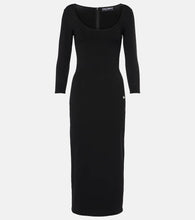 Dolce&Gabbana Logo knitted midi dress