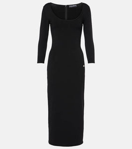 Dolce&Gabbana Logo knitted midi dress