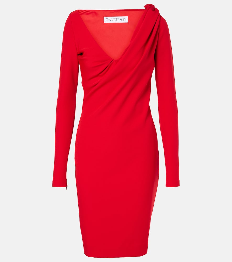 JW Anderson Draped midi dress. JW Anderson 垂褶中长连衣裙