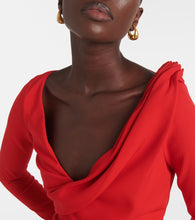 JW Anderson Draped midi dress