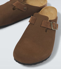 Birkenstock Boston Leve suede clogs
