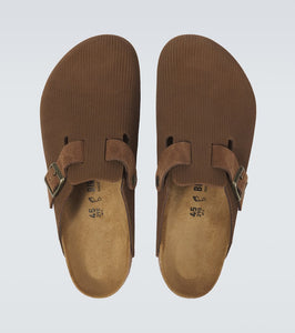 Birkenstock Boston Leve suede clogs
