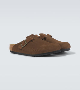 Birkenstock Boston Leve suede clogs