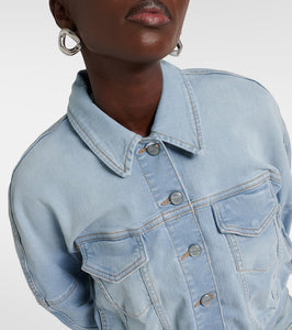 Ganni Cropped denim jacket