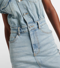 Ganni Denim midi dress
