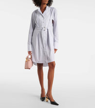 JW Anderson Striped cotton shirt dress