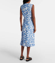 Marni Printed cotton midi dress