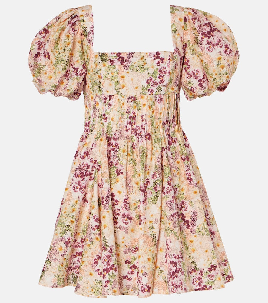 Agua by Agua Bendita Caramelo Florecer cotton minidress. Agua by Agua Bendita Caramelo Florecer 棉质迷你连衣裙