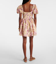 Agua by Agua Bendita Caramelo Florecer cotton minidress