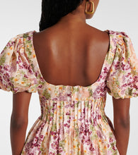 Agua by Agua Bendita Caramelo Florecer cotton minidress