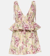 Agua by Agua Bendita Infinito Florecer ruffled cotton minidress. Agua by Agua Bendita Infinito Florecer 荷叶边棉质迷你连衣裙