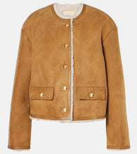 Nili Lotan Zanie shearling-lined suede jacket - Nili Lotan Zanie 羊毛衬里麂皮夹克