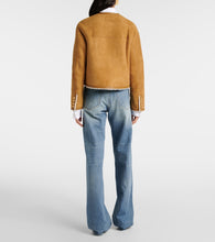 Nili Lotan Zanie shearling-lined suede jacket
