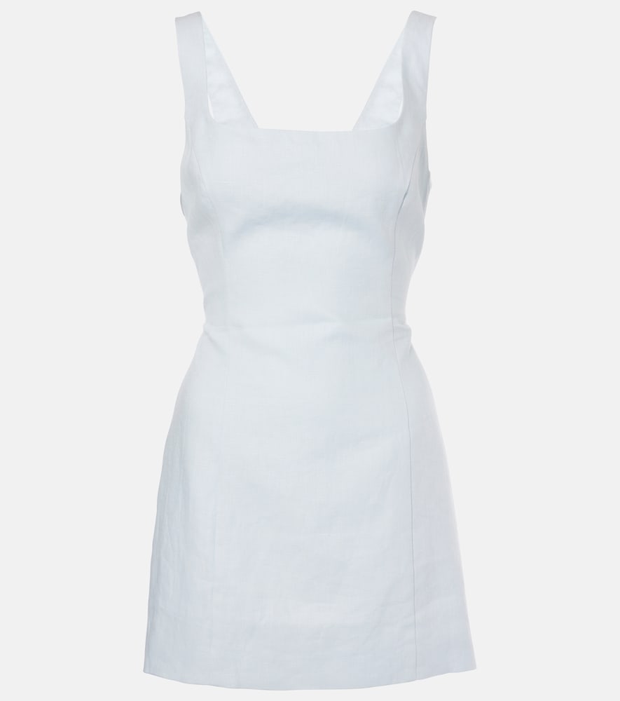 SIR Iris Tie linen minidress. SIR Iris 系带亚麻迷你连衣裙