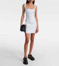 SIR Iris Tie linen minidress