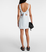 SIR Iris Tie linen minidress