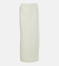 SIR Iris asymmetric linen maxi skirt. SIR Iris 不对称亚麻长裙
