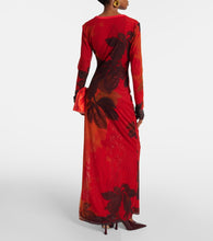 SIR Libertine printed cutout maxi dress