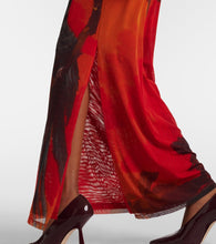 SIR Libertine printed cutout maxi dress