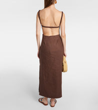 SIR Primrose ruched cotton minidress