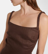SIR Primrose ruched cotton minidress