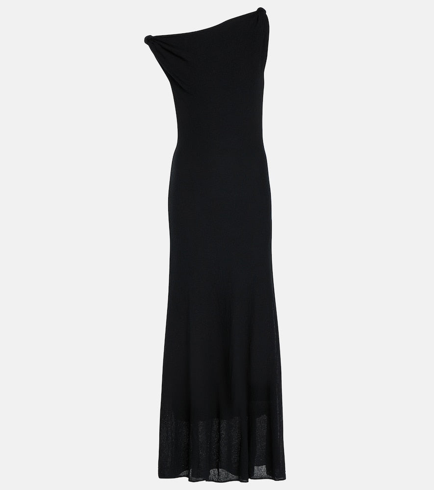 SIR Glow Twist cotton-blend midi dress. SIR Glow Twist 棉混纺中长连衣裙
