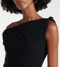 SIR Glow Twist cotton-blend midi dress