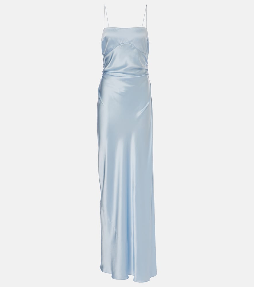 SIR Lush gathered silk slip dress. SIR Lush 褶皱真丝吊带裙