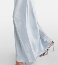 SIR Lush gathered silk slip dress