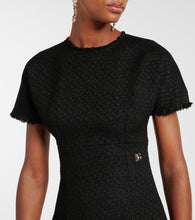 Dolce&Gabbana DG wool-blend tweed minidress
