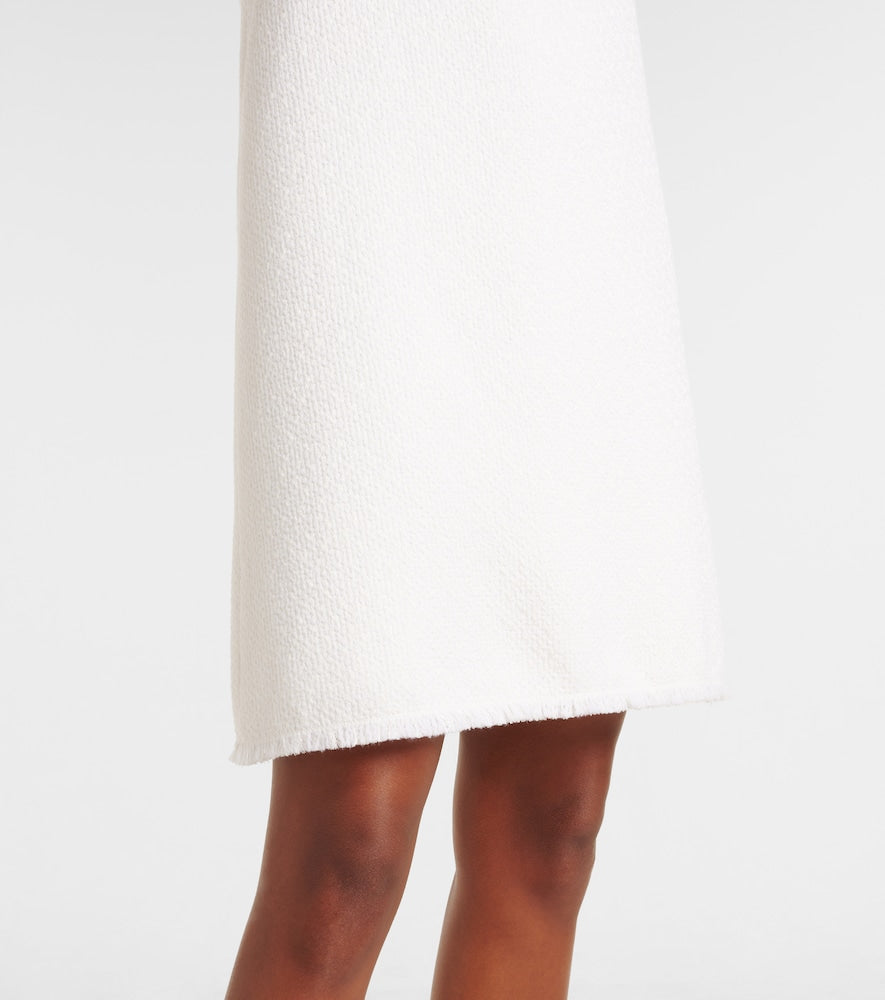 Dolce&Gabbana DG wool-blend tweed shift dress