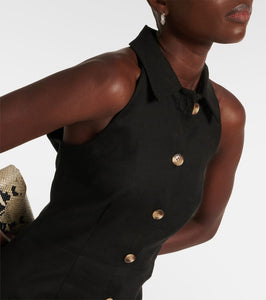 Veronica Beard Roxanne linen-blend shirt dress